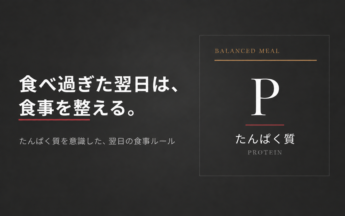 食べ過ぎた翌日の断食は逆効果？代謝を落とさない、たんぱく質リセット法