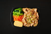 ガーリックとグリルオイル香る ネギ塩豚カルビ丼